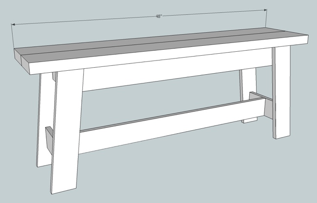 DIY Garden Bench